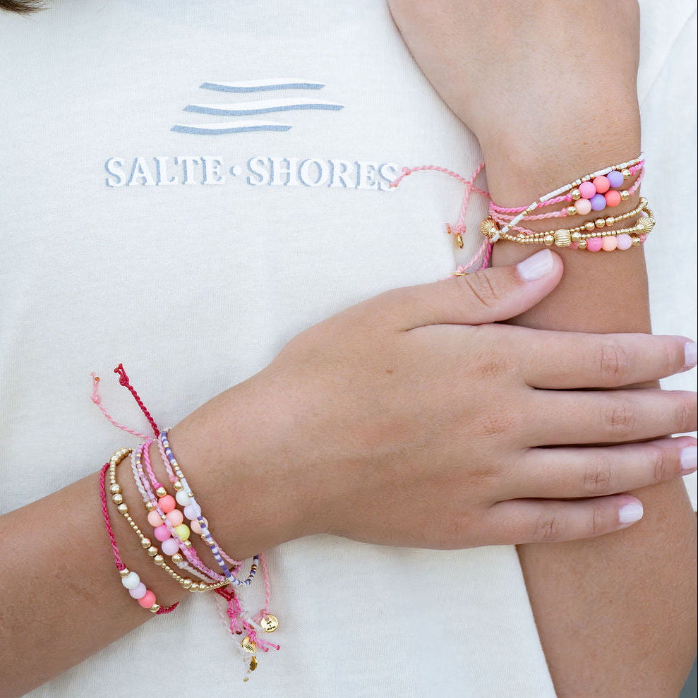 Pink Beach Colorful Coastal Surprise Bracelets and Apparel by Salte•Shores 
Casual•Confident•Color - 4 preview