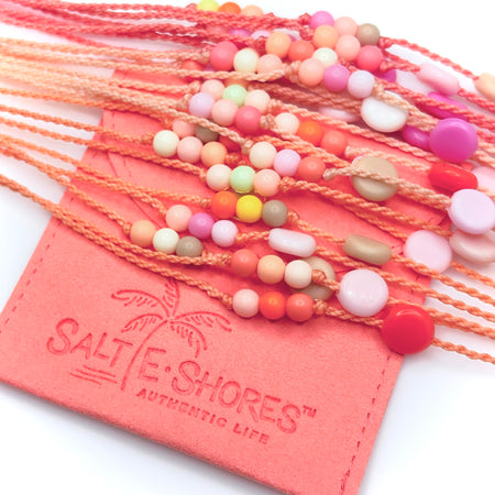 Coral Colorful Coastal Surprise Bracelets and Apparel by Salte•Shores 
Casual•Confident•Color - 3