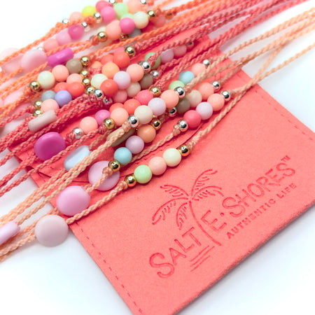 Coral Colorful Coastal Surprise Bracelets and Apparel by Salte•Shores 
Casual•Confident•Color - 5
