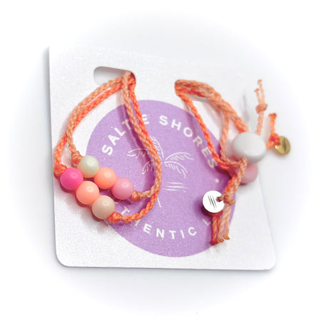 Coral Colorful Coastal Surprise Bracelets and Apparel by Salte•Shores 
Casual•Confident•Color - 1