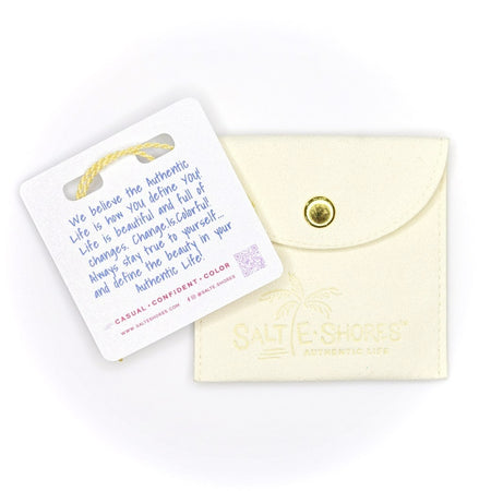 Sea Shell Colorful Coastal Surprise Bracelets and Apparel by Salte•Shores 
Casual•Confident•Color